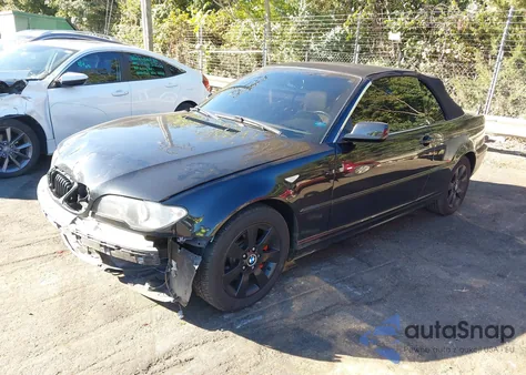 2005 BMW 325Ci z USA, uszkodzony, nr VIN WBABW33425PX83373